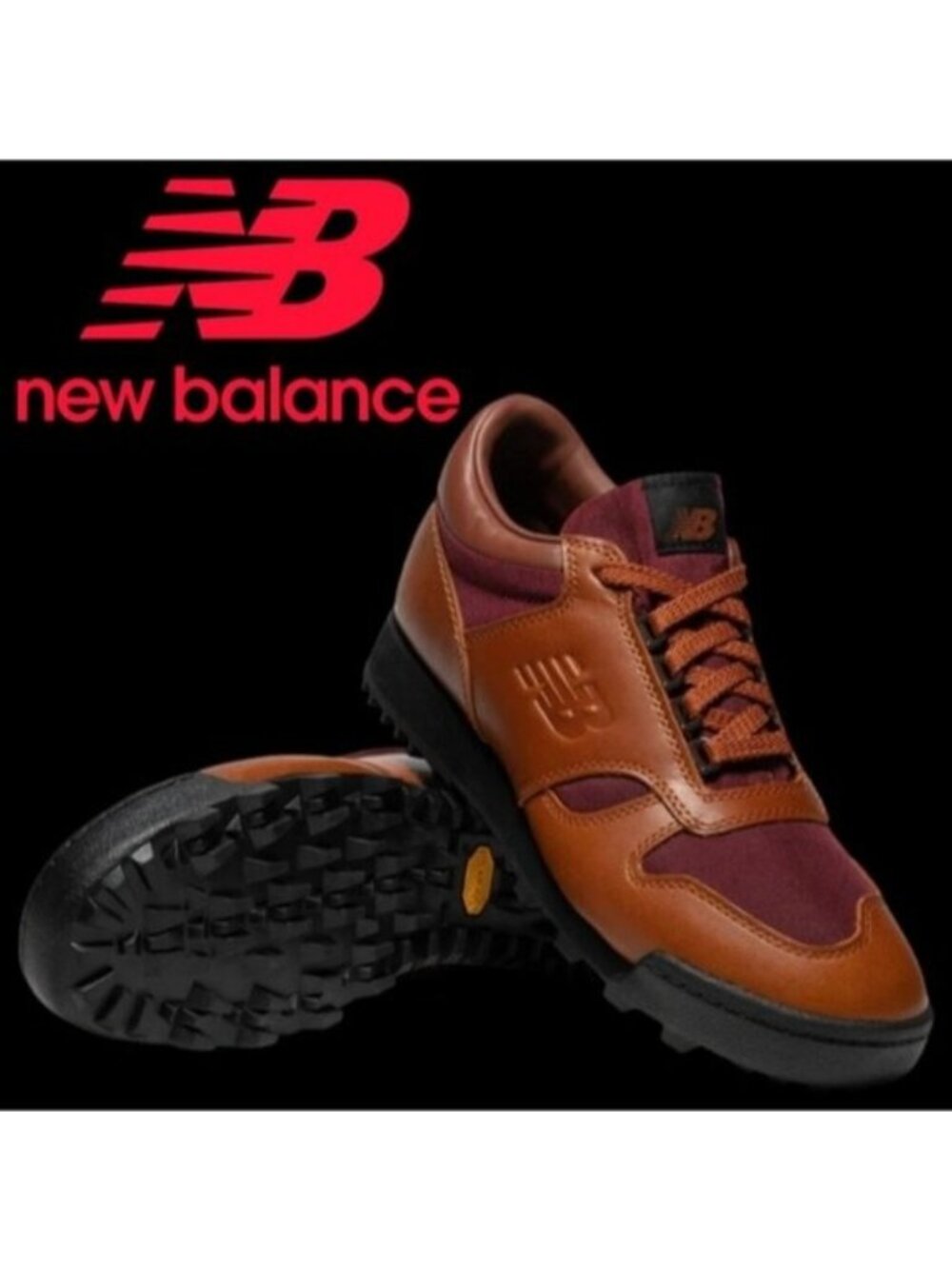 New Balance Men Size 8 Rainier Low Glazed Ginger Brown Red Sneaker 072026